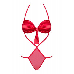 Body z kokardą ozdobne erotyczne obsessive l/xl