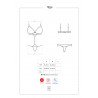 Erotyczne koronkowe sex body obsessive l/xl