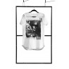 T-shirt men white S fashion