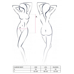 Bielizna-CLARISSE BODY black L/XL - Casmir