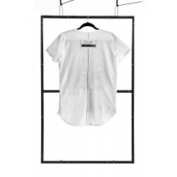 T-shirt men white S fashion