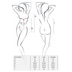 Bielizna-KEITH BODY black L/XL - Casmir