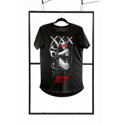 T-shirt men black M fashion