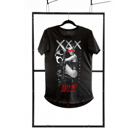 T-shirt men black M fashion