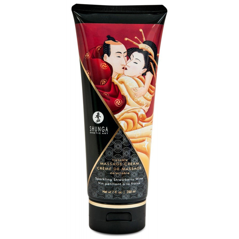 Massage Cream Sparkling Strawberry Wine