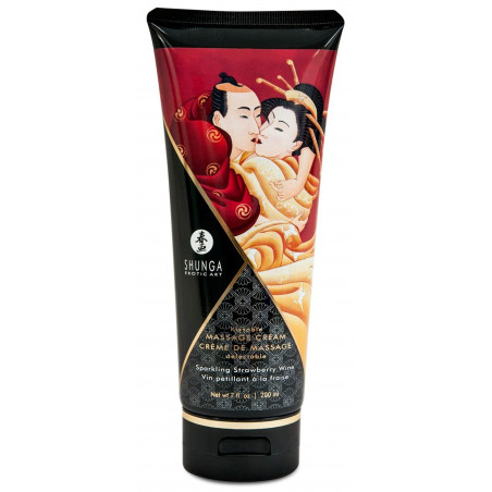 Massage Cream Sparkling Strawberry Wine