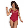 Czerwone body erotyczne bielizna obsessive s/m