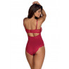 Czerwone body erotyczne bielizna obsessive s/m