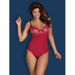 Czerwone body erotyczne bielizna obsessive s/m