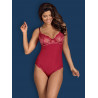 Czerwone body erotyczne bielizna obsessive s/m