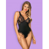 Erotyczne czarne sex body koronka obsessive l/xl