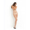 INDUSTR. NET SUSPENDER BODYSTOCK. WHITE