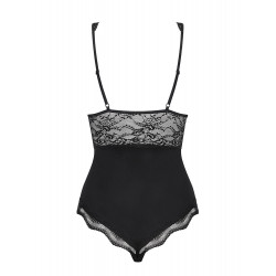 Erotyczne czarne sex body koronka obsessive l/xl