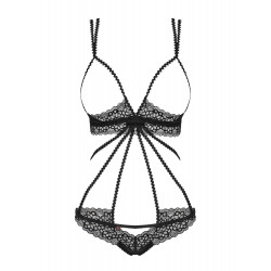 Erotyczne body otwarty biustonosz obsessive l/xl