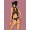 Erotyczne czarne body z siateczki sex alifini s/m