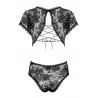 Koronkowe erotyczne sex body czarne peonesia l/xl