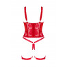 Belovya gorset erotyczny koronkowy sex figi XL/2XL