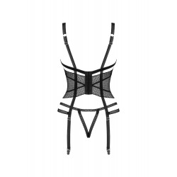 Lanelia gorset otwarte stringi biustonosz sex M/L