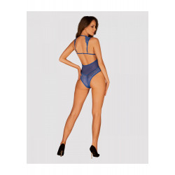 Bielizna-Giselia body niebieskie  M/L