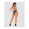 Bielizna-Giselia body niebieskie  M/L