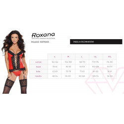 Gorset i stringi 6077 red XL