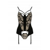 Bielizna-VICTORIA CORSET black S/M - Casmir