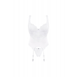 Bielizna-Amor Blanco gorset i stringi biały L/XL