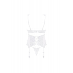 Bielizna-Amor Blanco gorset i stringi biały L/XL