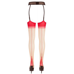 Stockings skin/red 4