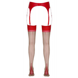 Stockings skin/red 4