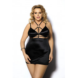 Desita XXL+ (chemise black/halka czarna)