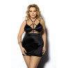 Desita XXL+ (chemise black/halka czarna)