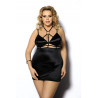 Desita XXL+ (chemise black/halka czarna)