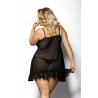FOLI black chemise L+ ( czarna halka )