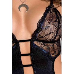Bielizna-MEREDITH CHEMISE black S/M - Casmir