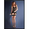 Bielizna-Pończochy kabaretka EROTICA CALZE 151 Czarne S/M