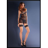 Bielizna-Pończochy kabaretka EROTICA CALZE 153 Czarne S/M