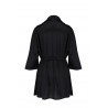 SYBILLA PEIGNOIR black S/M - Casmir
