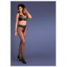 Bielizna-Rajstopy cienkie clasic z koronką EROTICA AMIRA Czarne S/M