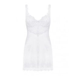 Bielizna-Amor Blanco koszulka i stringi biały  L/XL