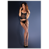 Bielizna-Rajstopy Strip Panty Kabaretka EROTICA STRIP PANTY 151 Czarne M/L