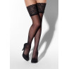 Bielizna-Pończochy Białe L/XL ""Kiss Me""