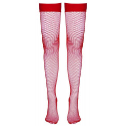 Hold-up Stockings red S