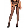 Pończochy erotyczne z pasem obsessive s815 s/m/l