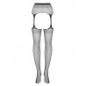 Pończochy erotyczne z pasem obsessive s815 s/m/l