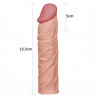 Realistyczna nakładka na penisa dildo żylaste 19,5