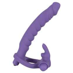 Sztuczny penis dildo podwójna penetracja masażer