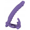 Sztuczny penis dildo podwójna penetracja masażer