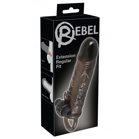 Nakładka na penisa przedłuża 2cm wibracje 10trybów