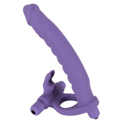 Sztuczny penis dildo podwójna penetracja masażer